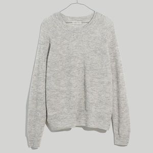 Madewell Plus Elliston Crop Pullover Sweater